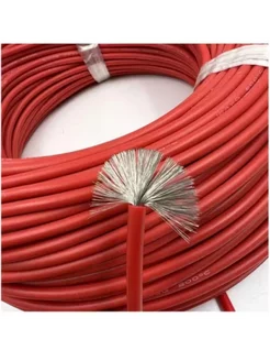 Силиконовый кабель 12awg красный sky electric 252973457 купить за 340 ₽ в интернет-магазине Wildberries