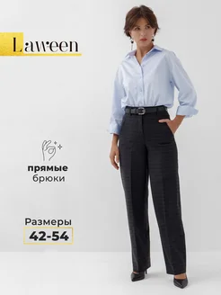 Брюки классические теплые Laween 253004683 купить за 2 624 ₽ в интернет-магазине Wildberries