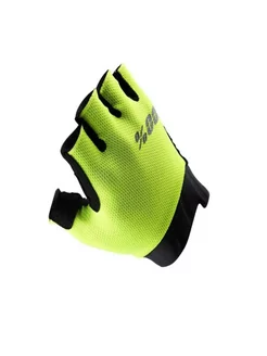 Велоперчатки 100% Gel Short Finger Glove Fluo Yellow