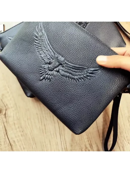 G.Fashion Стильный деловой клатч, черный, фото 6
