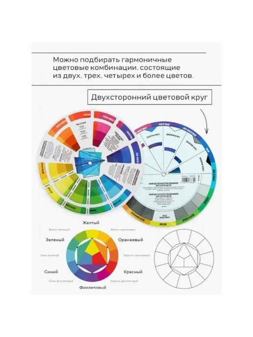 Calligrata Цветовой круг Иттена диаметром 18 см, диаметром, фото 5