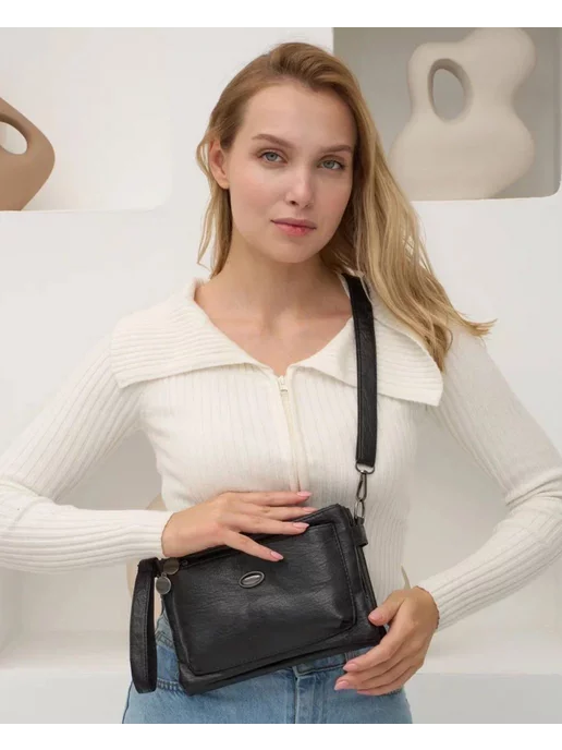 Lady-Bags Сумка клатч через плечо, вариант, фото 7