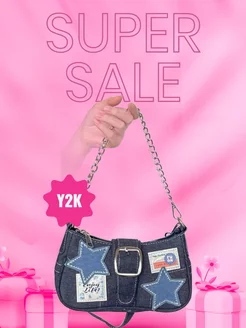 Сумка y2k джинсовая синяя y2k shop 253238064 купить за 639 ₽ в интернет-магазине Wildberries