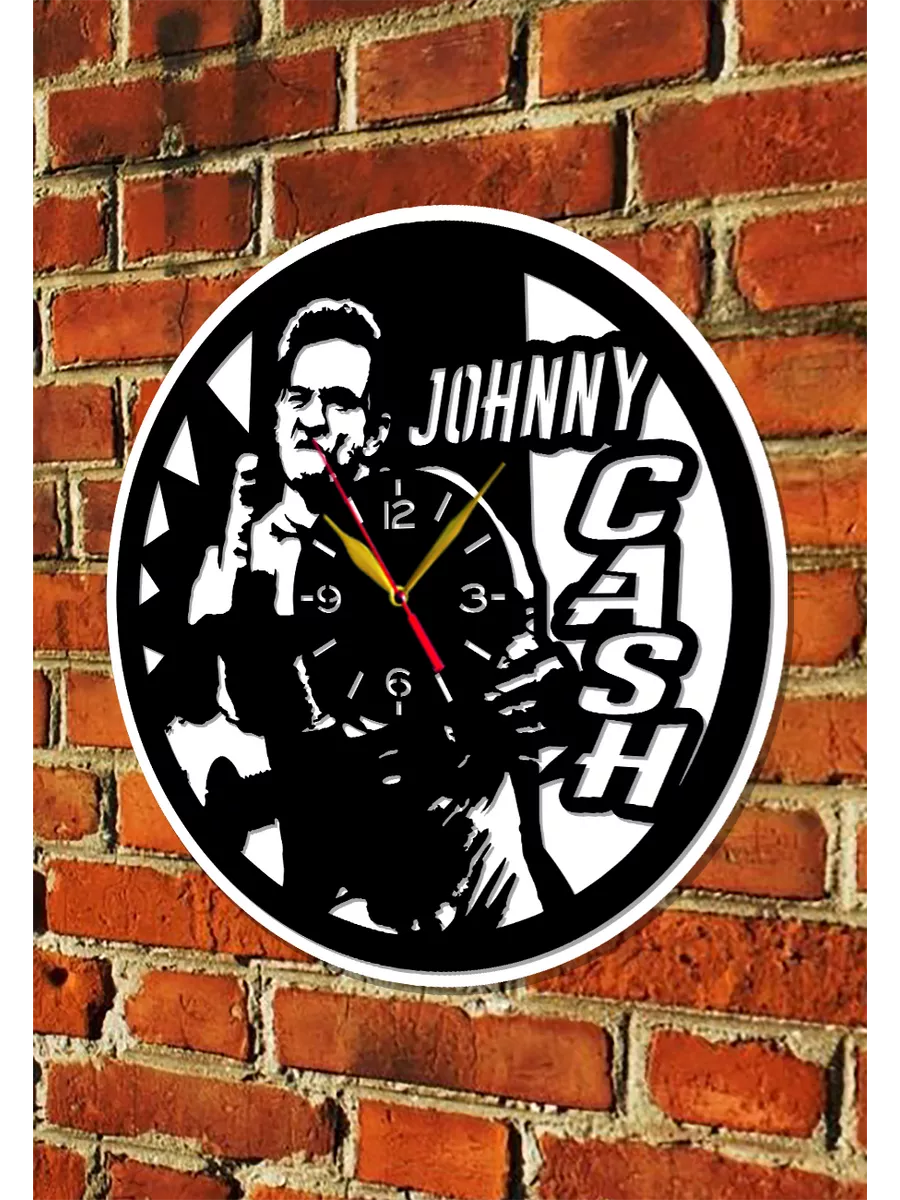 Настенные часы Johnny Cash, Джонни Кэш — фото 5