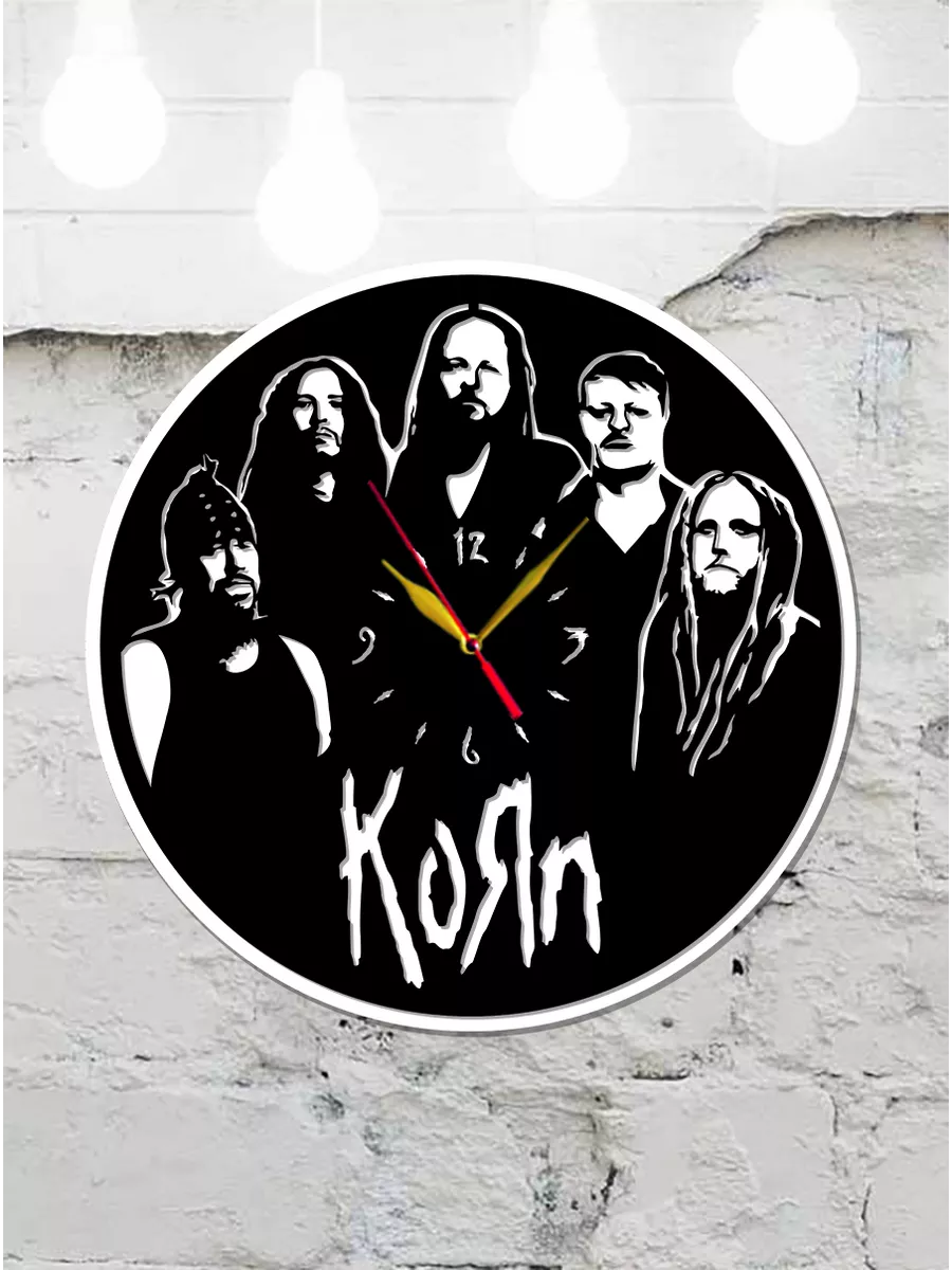 Настенные часы группа Korn, Корн, Брайн Уэлч — фото 4