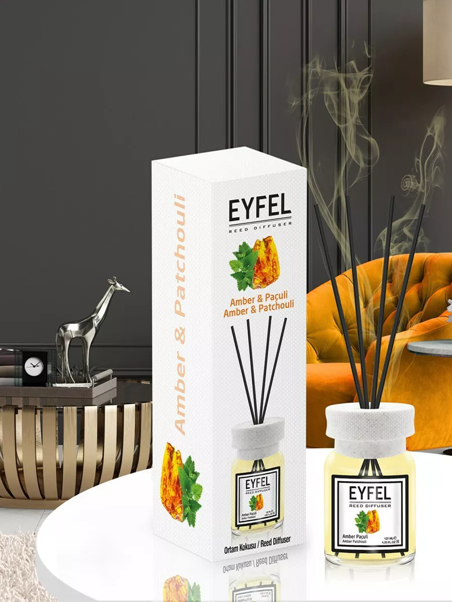 EYFEL PERFUME Диффузор с ароматом Амбра и Пачуля