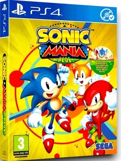 Sonic Mania Plus с Артбуком. Диск PS4 PS5 ENG