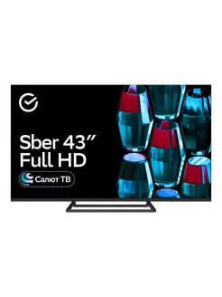 Телевизор LED SBER SDX-43F2128 FHD Smart(Салют) SBER 253302543 купить за 19 254 ₽ в интернет-магазине Wildberries