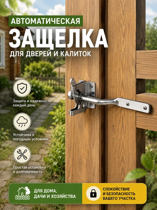 Македон Защелка дверная самоблокирующаяся, вариант