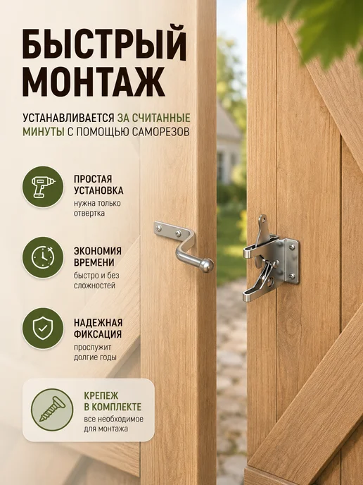 Македон Защелка дверная самоблокирующаяся, вариант, фото 4