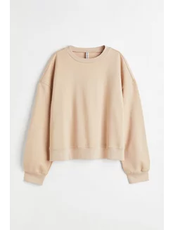 Свитшот с начесом толстовка оверсайз H&M 253308960 купить за 1 234 ₽ в интернет-магазине Wildberries
