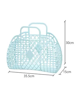 Корзина сумка для хранения пластиковая универсальная