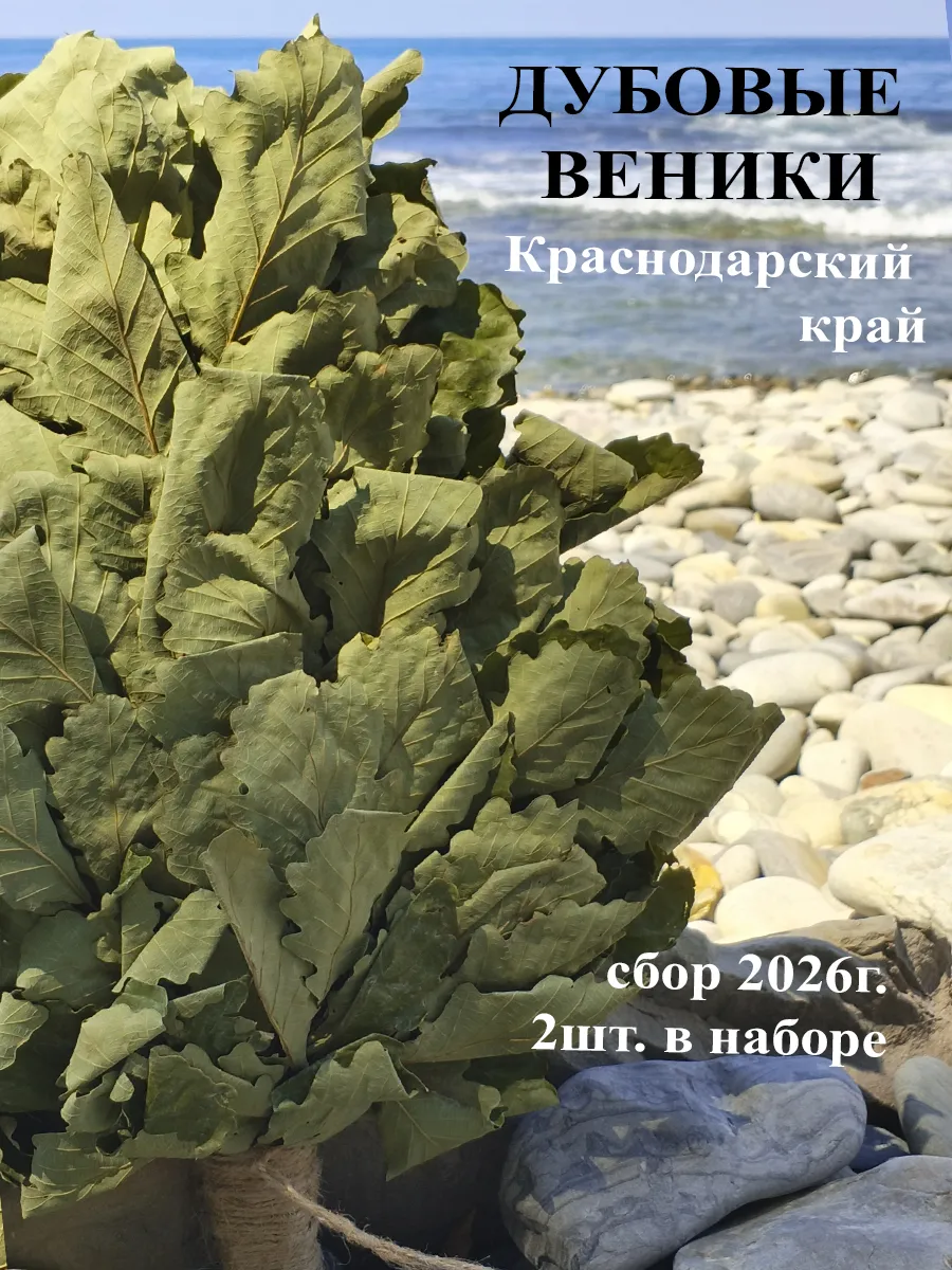 Веники для бани дубовый набор