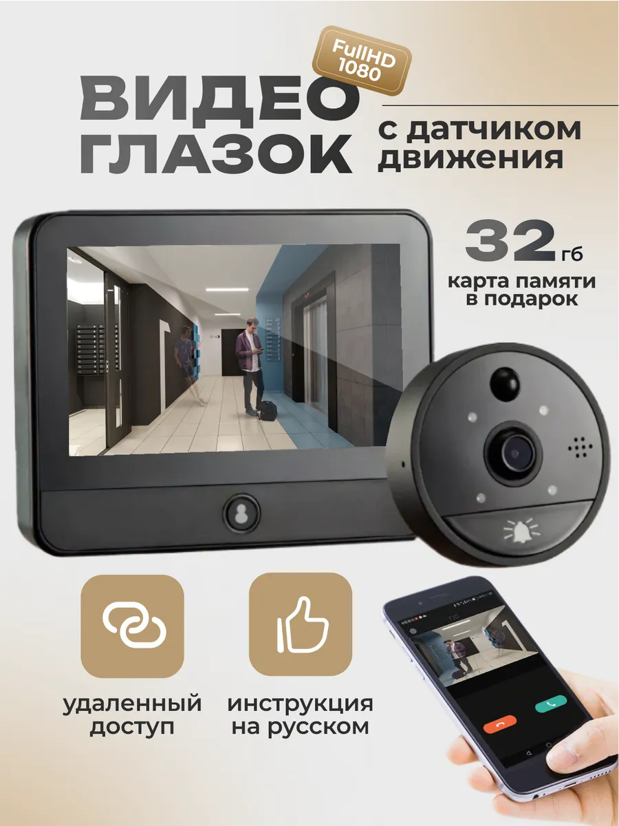 Видеоглазок для входной...