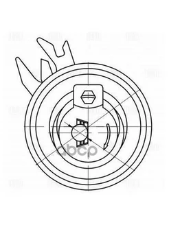 Ролик ГРМ для а м VW Polo (94-) 1.0i 1.4i (натяж.) C