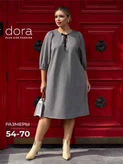 Платье больших размеров Dora plus 253490235 купить за 3 229 ₽ в интернет-магазине Wildberries