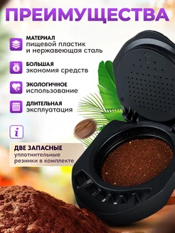 Адаптер многоразовый для капсул формата Dolce Gusto