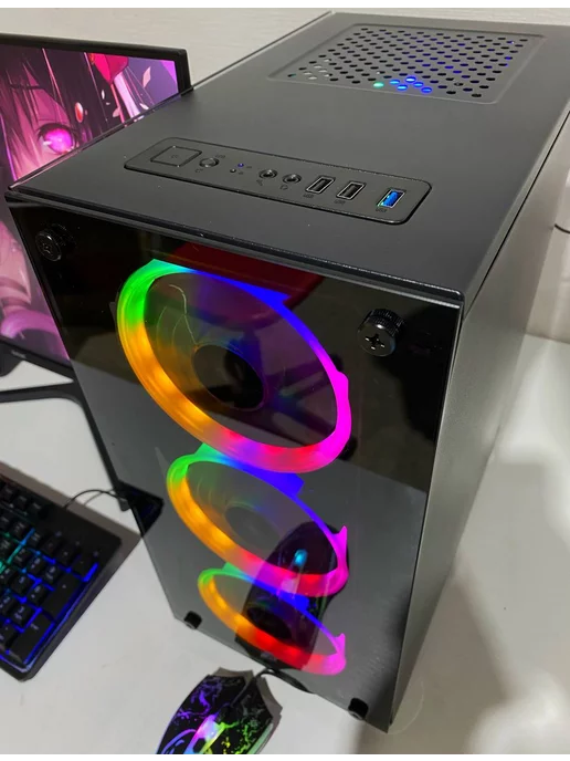 Компьютерс Компьютер с монитором 27"X GTX1660S 16ГБ SSD-1024G, 16 ГБ, 1024 г, фото 3