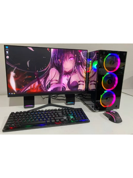 Компьютерс Компьютер с монитором 27"X GTX1660S 16ГБ SSD-1024G, 16 ГБ, 1024 г, фото 4