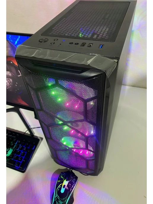 Компьютерс Компьютер с монитором 27"- intelX RX580-8G 16Г SSD-1000G, 5808 г, 16 г, фото 4