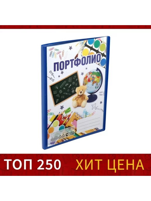 Calligrata Пластиковая папка-портфолио А4 на 20 файлов, вариант, фото 2