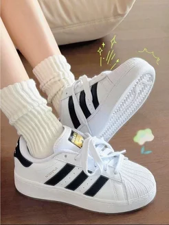 Кроссовки Superstar Adidas 253616206 купить за 1 593 ₽ в интернет-магазине Wildberries