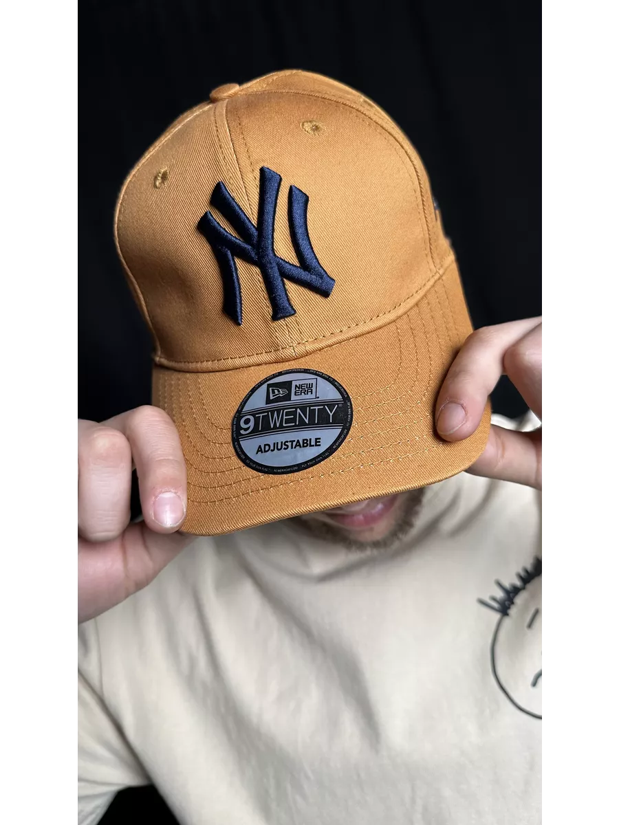 Кепка New York горчичная