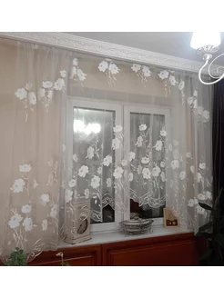 Тюль арка для кухни 300х180 V.I.P Home 253703559 купить за 2 825 ₽ в интернет-магазине Wildberries