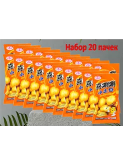 из Азии, круглая картошка 20 пачек