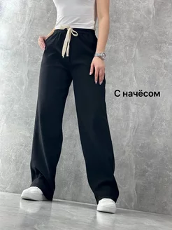 Брюки вельветовые широкие палаццо HX SHOP 253764375 купить за 1 543 ₽ в интернет-магазине Wildberries