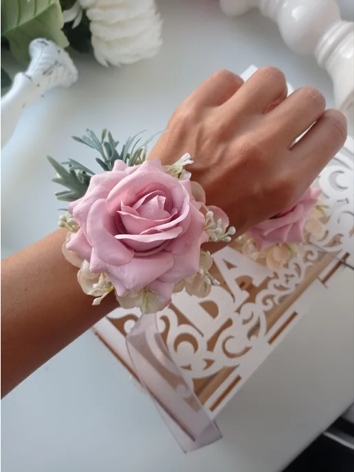 Wedding by Gulya бутоньерка для жениха и невесты, набор, вариант, фото 2