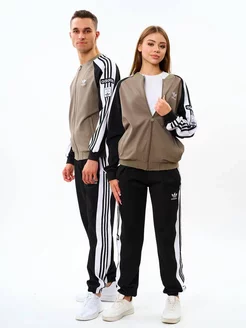 Adidas костюм спортивный на молнии adidas 253771420 купить за 3 360 ₽ в интернет-магазине Wildberries