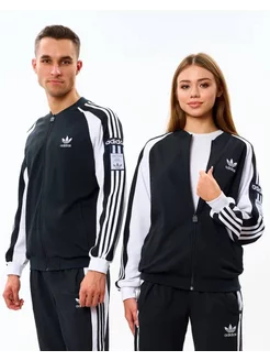 олимпийка спортивная на молнии adidas 253781336 купить за 2 243 ₽ в интернет-магазине Wildberries