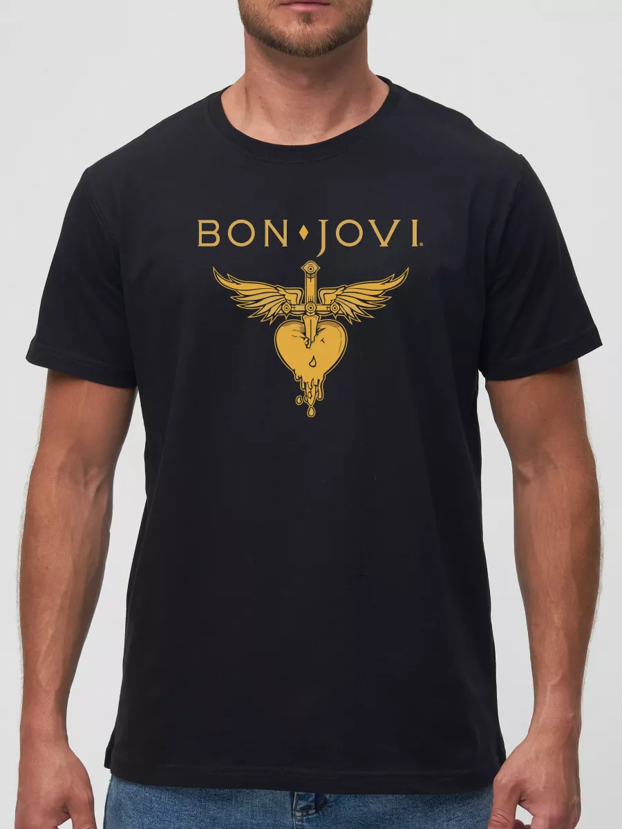 Футболка Bon jovi рок