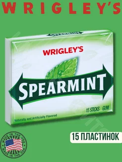 Жевательная резинка Ригли Spearmint 15 пластинок Wrigley