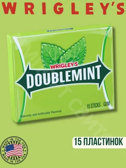 Жевательная резинка Ригли Doublemint 15 пластинок Wrigley