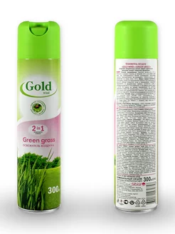 Освежитель воздуха GOLD WIND Green grass 300мл