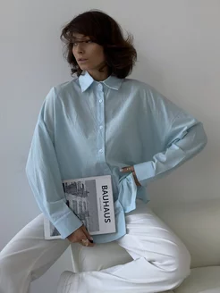 Рубашка хлопковая оверсайз COSMO BRAND 253884818 купить за 2 028 ₽ в интернет-магазине Wildberries