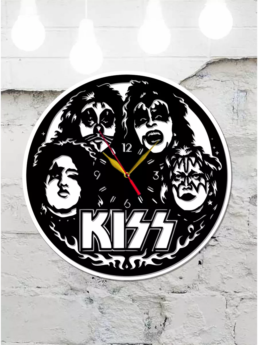 Настенные часы группа Kiss, Кисс, Пол Стэнли — фото 4