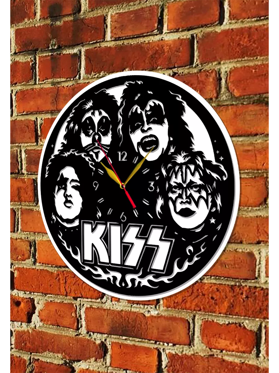 Настенные часы группа Kiss, Кисс, Пол Стэнли — фото 5