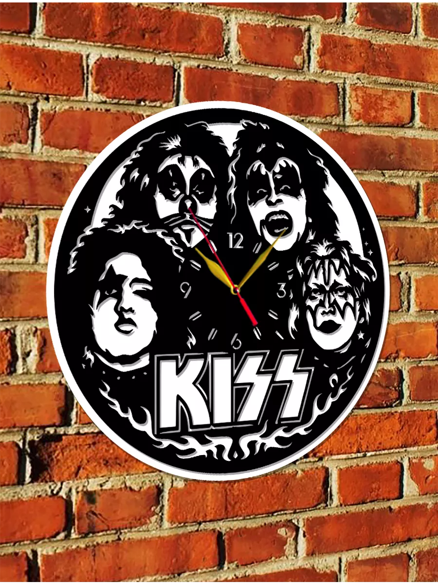Настенные часы группа Kiss, Кисс, Пол Стэнли — фото 6