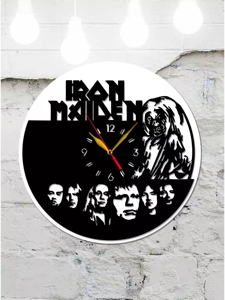 Настенные часы группа Iron Maiden, Айрон Мэйден, Стив Харрис — фото 4