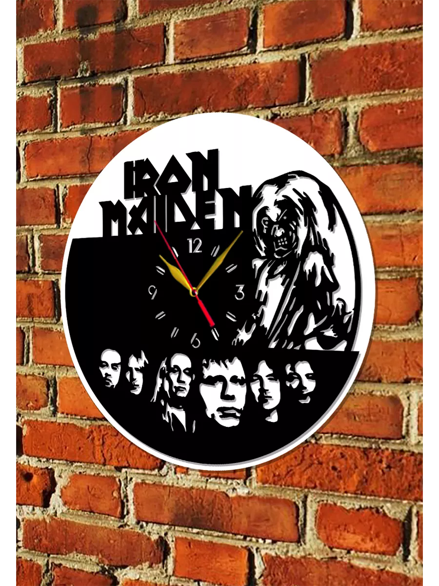 Настенные часы группа Iron Maiden, Айрон Мэйден, Стив Харрис — фото 5