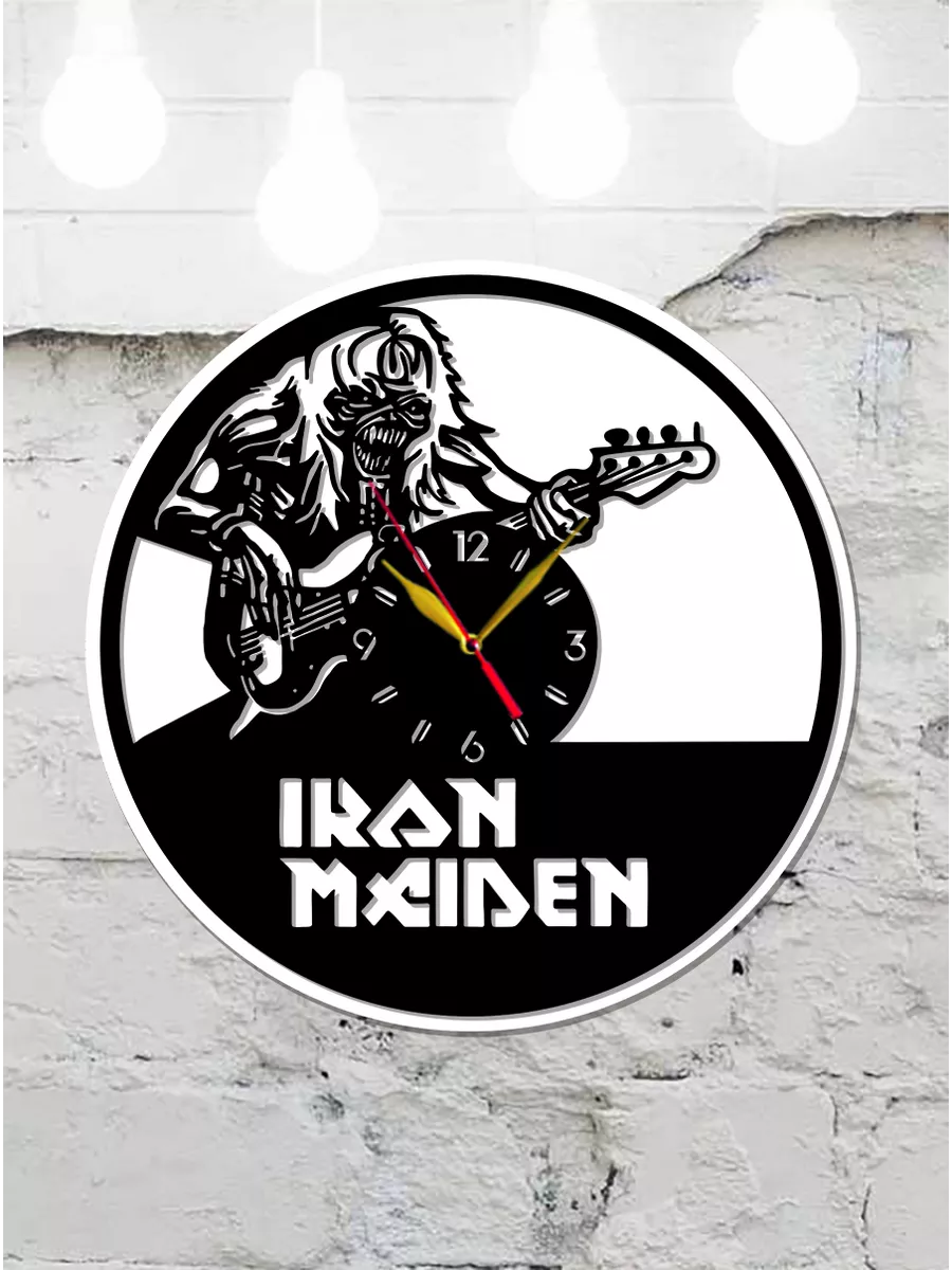 Настенные часы группа Iron Maiden, Айрон Мэйден, Стив Харрис — фото 4