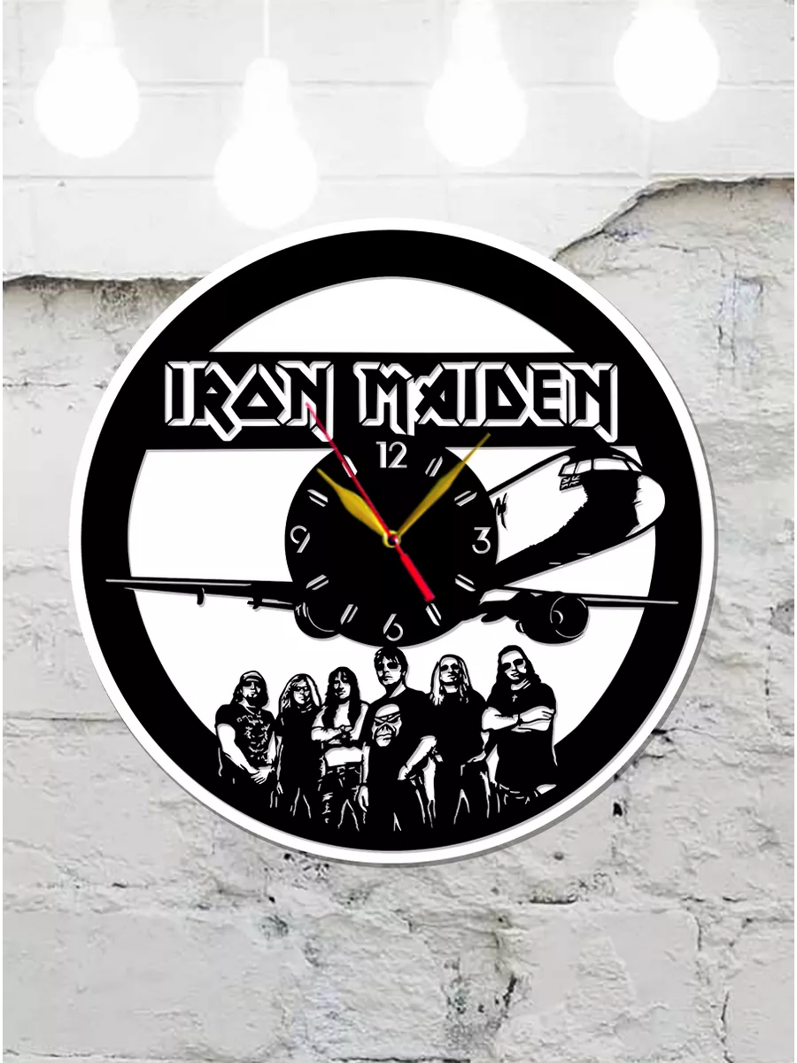 Настенные часы группа Iron Maiden, Айрон Мэйден, Стив Харрис — фото 4