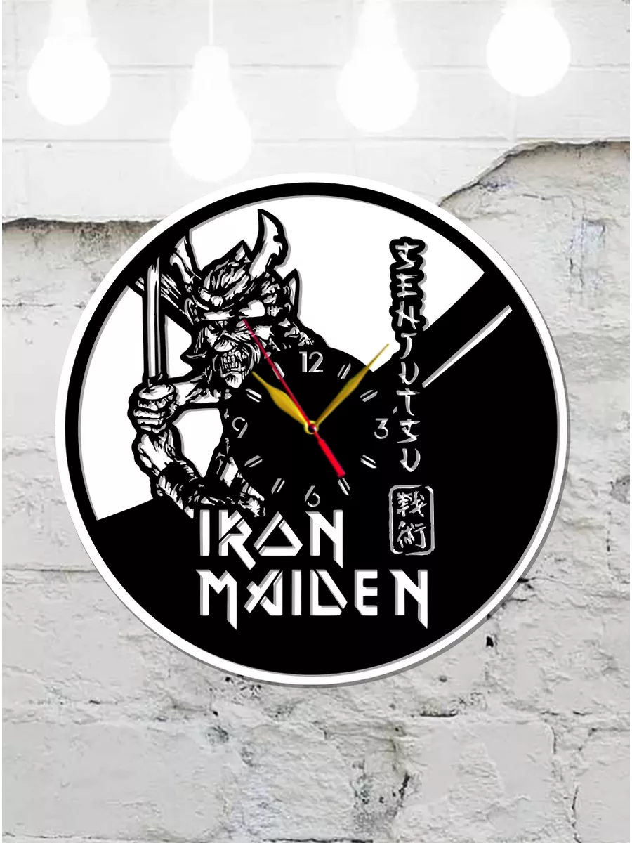 Настенные часы группа Iron Maiden, Айрон Мэйден, Стив Харрис — фото 4
