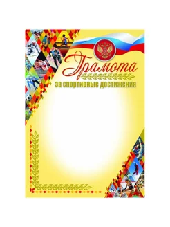 Грамота А4 спорт. достиж. бронз. виды спорта 250г м2 20шт