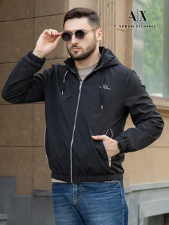 Куртка ветровка Armani Exchange спортивная с капюшоном Urbano Wear 253922052 купить за 6 361 ₽ в интернет-магазине Wildberries