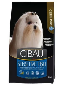 Cibau Sensitive Fish Mini сухой корм для мини собак - 800 г Farmina 253929381 купить за 1 334 ₽ в интернет-магазине Wildberries