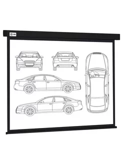 Экран CS-PSW-213X213-BK